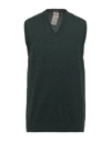 H953 Sweaters In Dark Green
