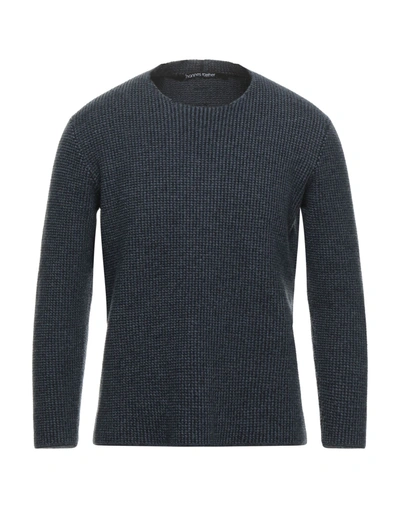 Hannes Roether Sweaters In Slate Blue