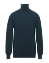 Alpha Studio Turtlenecks In Dark Blue