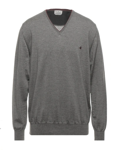 Brooksfield Sweaters In Grey