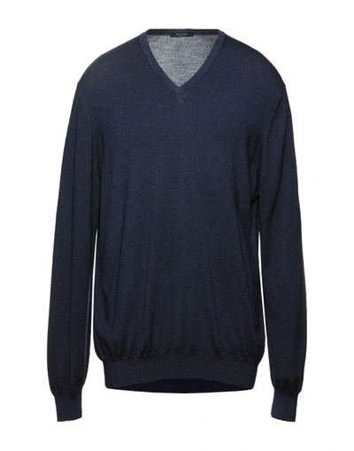 Gran Sasso Sweaters In Dark Blue