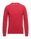 Mp Massimo Piombo Sweaters In Red