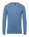 Barbour Sweaters In Pastel Blue