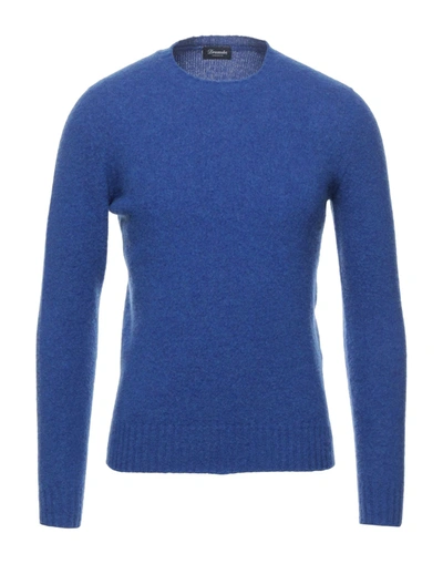 Drumohr Sweaters In Bright Blue