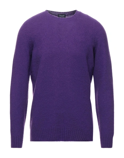 Drumohr Sweaters In Mauve