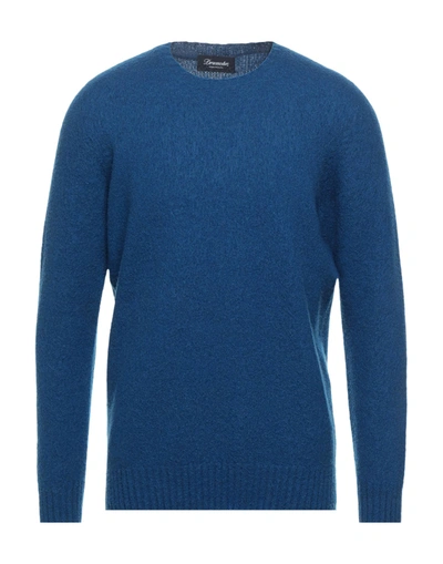 Drumohr Sweaters In Dark Blue