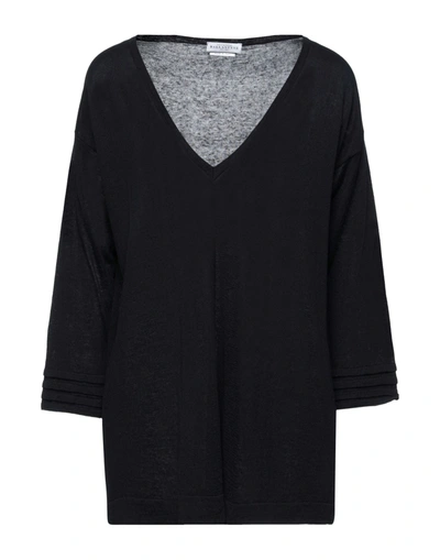 Ballantyne Sweaters In Dark Blue