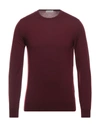 Filippo De Laurentiis Sweaters In Maroon