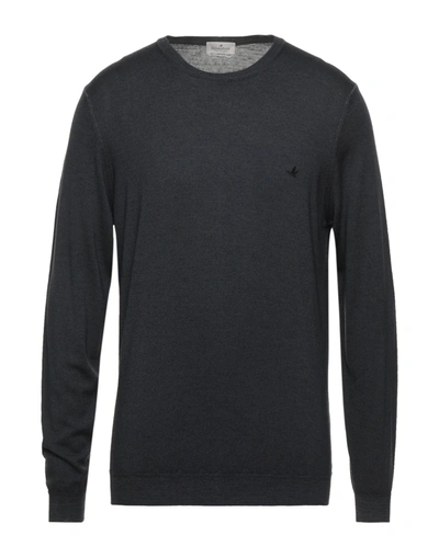 Brooksfield Sweaters In Steel Grey