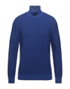 La Fileria Turtlenecks In Bright Blue