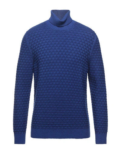 La Fileria Turtlenecks In Bright Blue