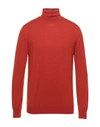 ALTEA ALTEA MAN TURTLENECK RUST SIZE XL VIRGIN WOOL,14137427UO 9