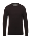 +39 Masq Sweaters In Dark Brown