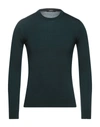 Alpha Studio Sweaters In Dark Green