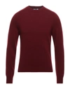 Heritage Sweaters In Maroon