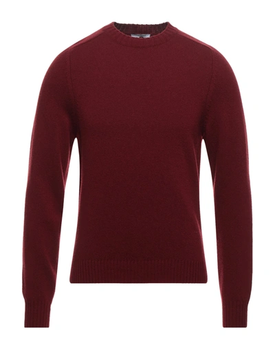 Heritage Sweaters In Maroon