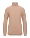 Officina 36 Turtlenecks In Camel