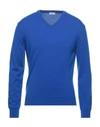Malo Sweaters In Bright Blue