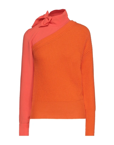 Atos Lombardini Sweaters In Orange