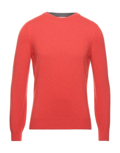 Brunello Cucinelli Sweaters In Coral