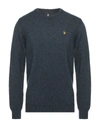 Lyle & Scott Sweaters In Dark Blue