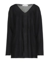 Lamberto Losani Sweaters In Black