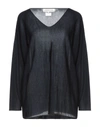 Lamberto Losani Sweaters In Dark Blue