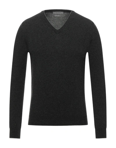Alpha Studio Sweaters In Lead