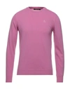 ROBERTO CAVALLI ROBERTO CAVALLI MAN SWEATER PINK SIZE XXL WOOL, CASHMERE,14155107RW 4