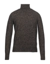 Brooksfield Turtlenecks In Brown