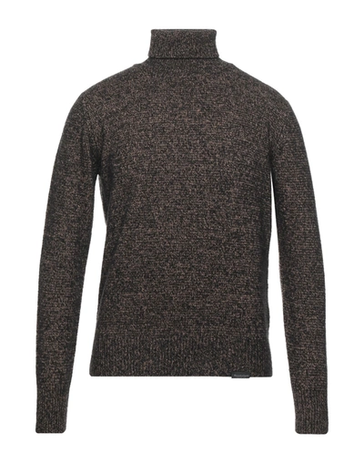 Brooksfield Turtlenecks In Brown