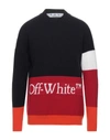 Off-white &trade; Sweaters In Dark Blue