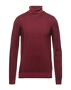 Alpha Studio Turtlenecks In Red