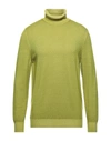 H953 Turtlenecks In Acid Green