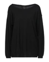 Manila Grace Sweaters In Black