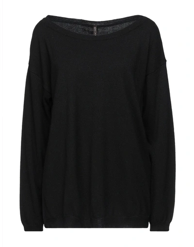 Manila Grace Sweaters In Black