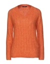 High Sweaters In Orange