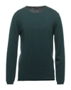 DANIELE FIESOLI DANIELE FIESOLI MAN SWEATER DARK GREEN SIZE S VIRGIN WOOL,14147816PW 7