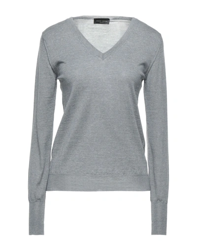 Roberto Collina Sweaters In Grey