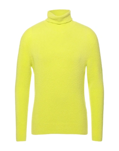 Roberto Collina Turtlenecks In Acid Green