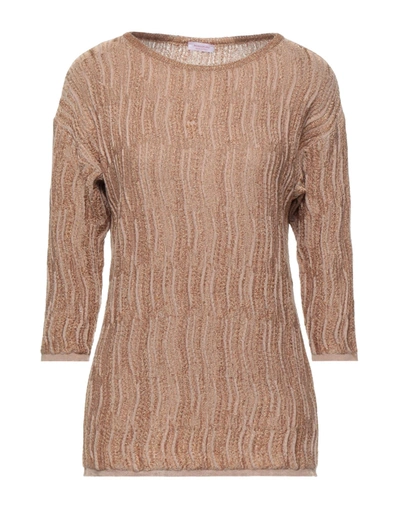 Rossopuro Sweaters In Beige