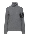 Thom Browne Turtlenecks In Grey