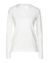 Cashmere Company Sweaters In White