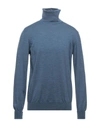 Alpha Studio Turtlenecks In Blue