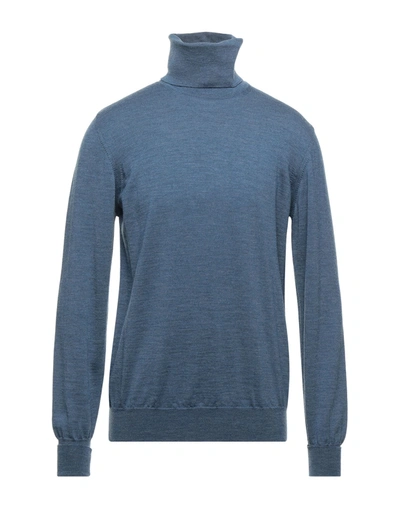 Alpha Studio Turtlenecks In Blue