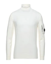 C.p. Company Turtlenecks In Ivory