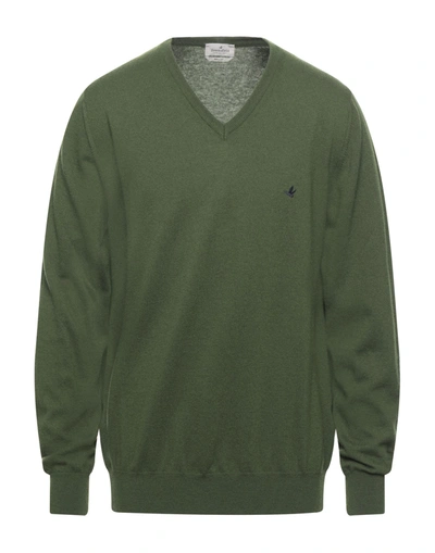 Brooksfield Sweaters In Green