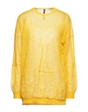 Manila Grace Sweaters In Yellow