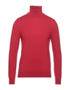 +39 Masq Turtlenecks In Red