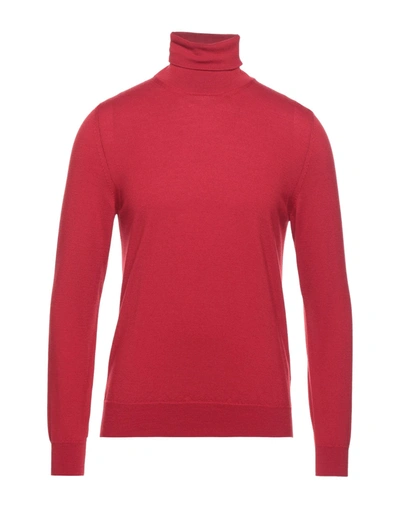 +39 Masq Turtlenecks In Red